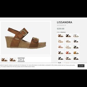 NWT Mephisto Lissandra Chestnut sandal 39